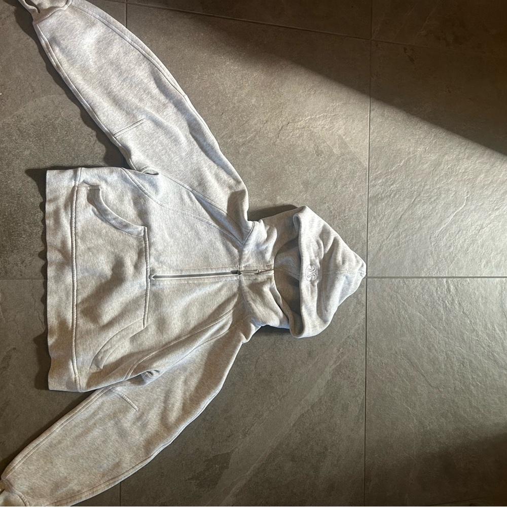 lululemon athletica Light Gray Hoodie